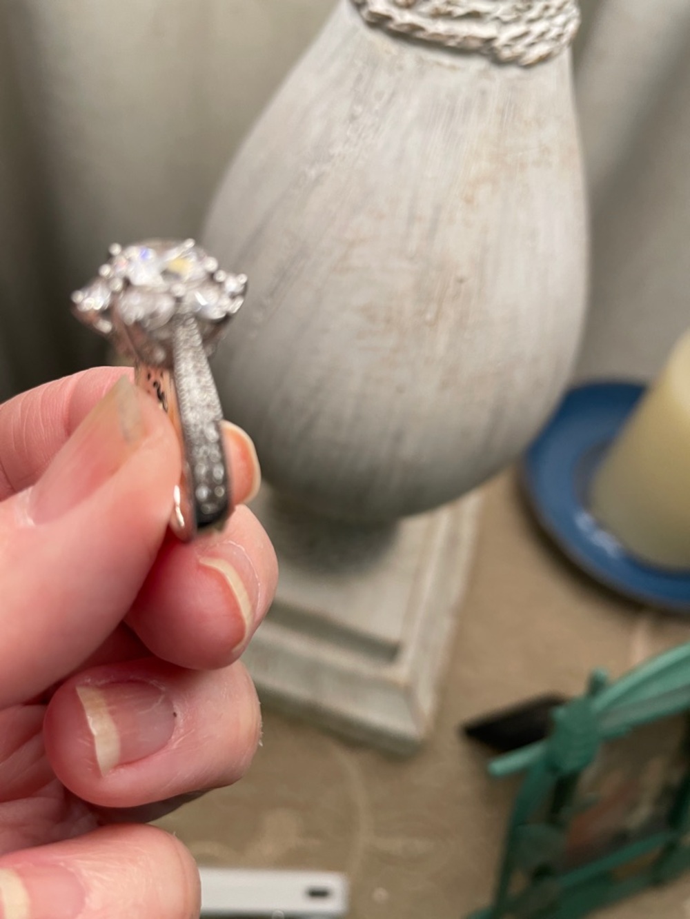 Bella Luce /Vanna K     925 Sterling Silver Flower Ring - Picture 8 of 10